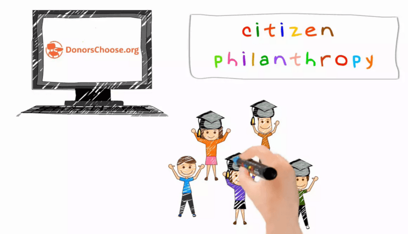Gisteo of the day: animated explainer video for DonorsChoose.org