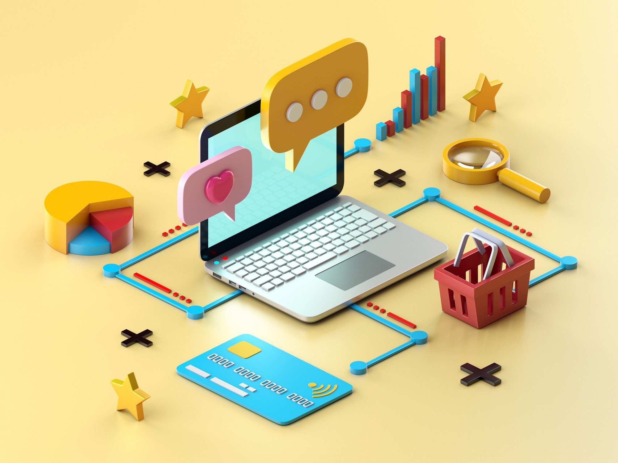 Business marketing animation